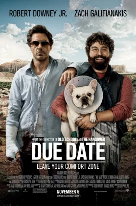 Due Date (2010) คู่แปลก ทริปป่วน ร่วมไปให้ทันคลอด (เต็มเรื่องฟรี)